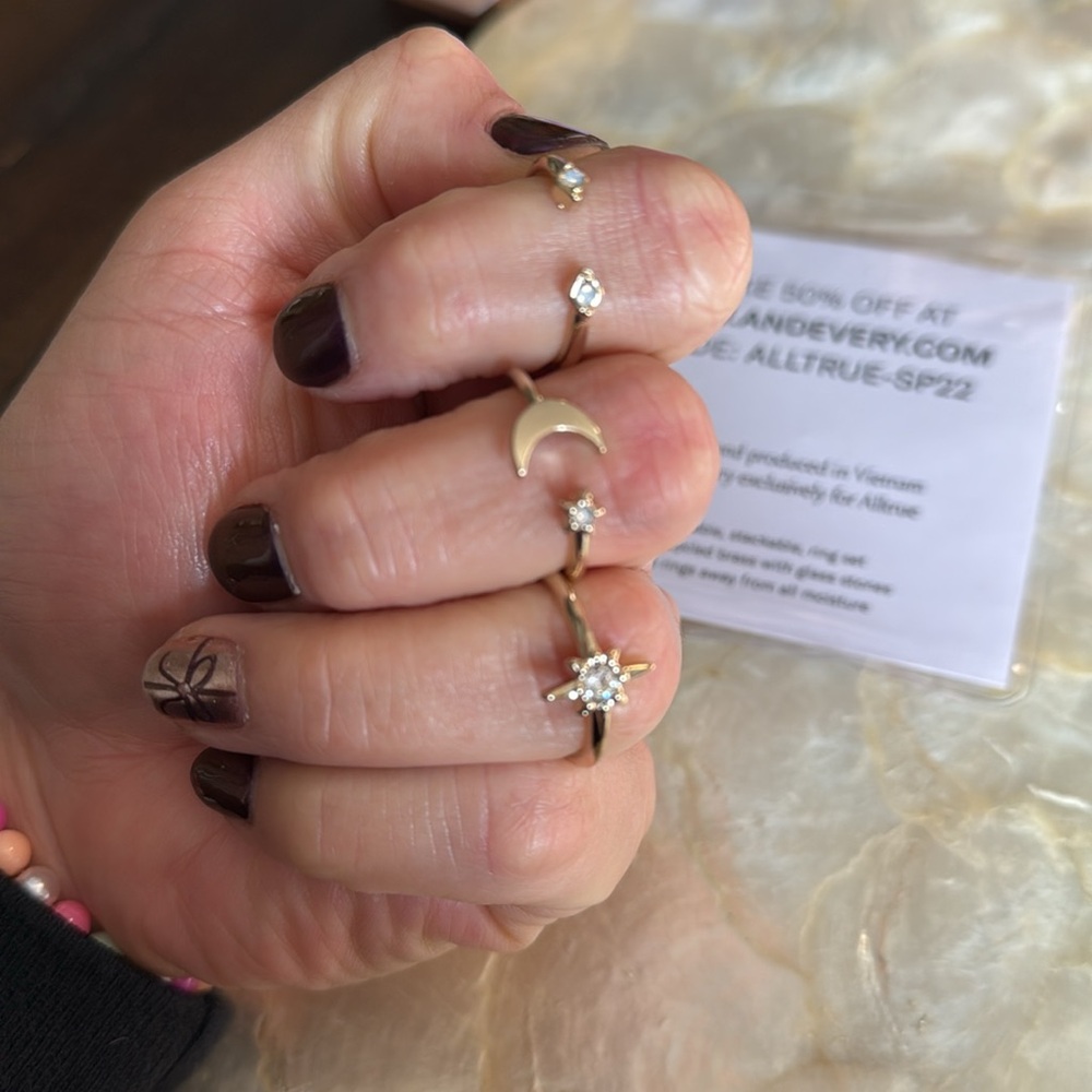And Every Celestial Mix-and-Match Ring Set